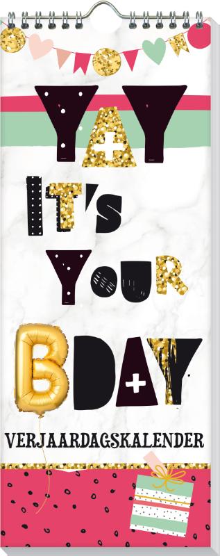 Verjaardagskalender It's your birthday