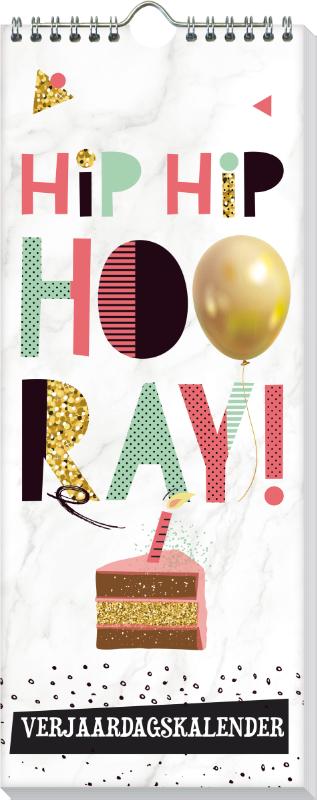 Verjaardagskalender Hip Hip Hooray