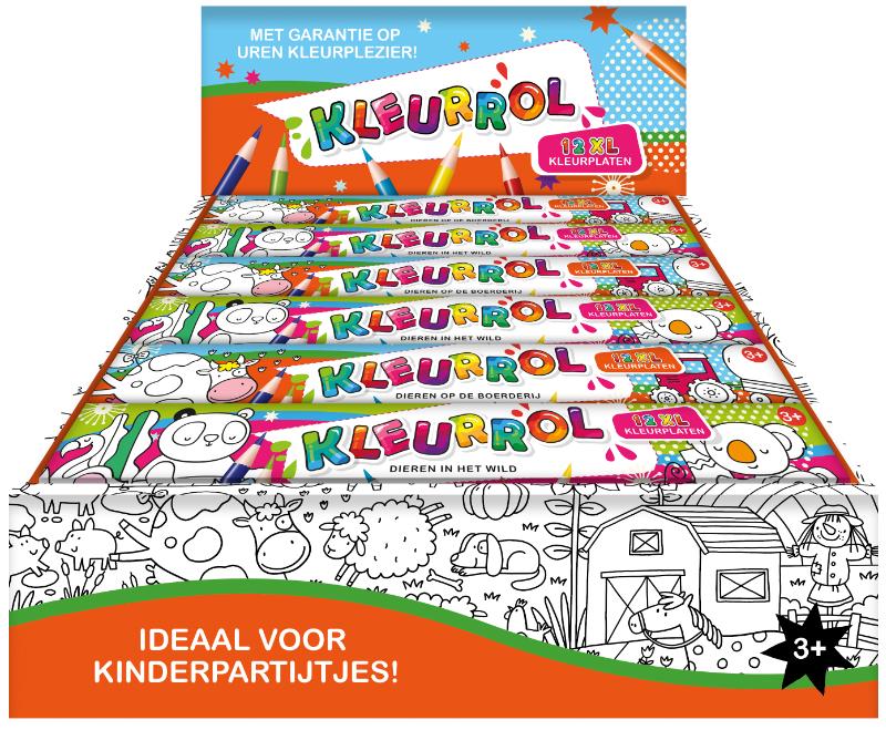 Display kleurrollen 2 x 6 ex.