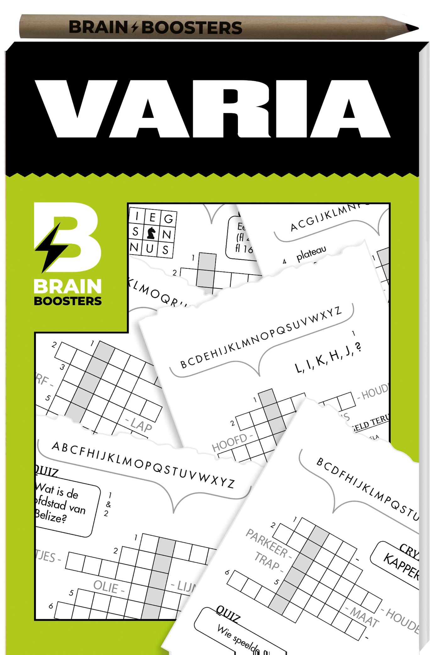 Brainbooster puzzelboek - Varia