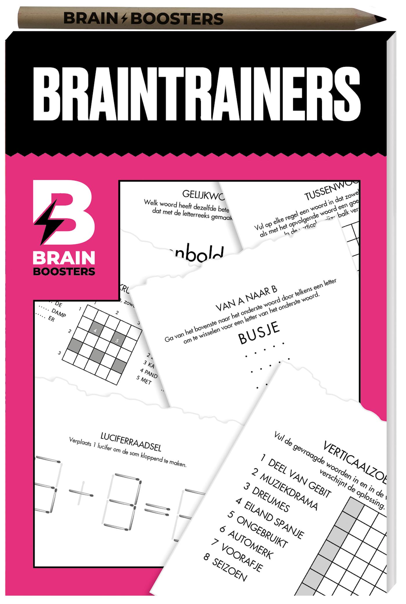 Brainbooster puzzelboek - Braintrainers