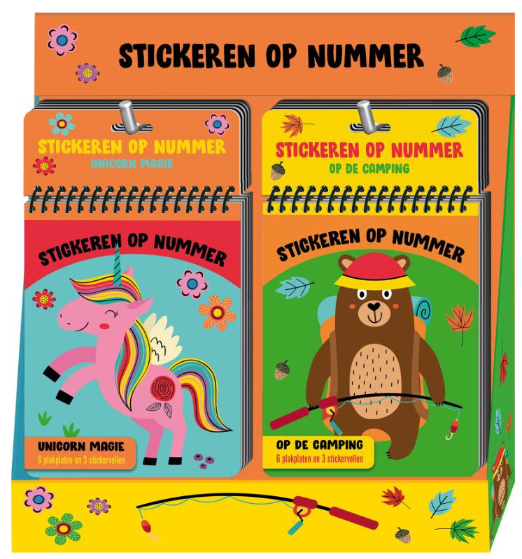 Display Stickeren op nummer 2 x 8 ex.