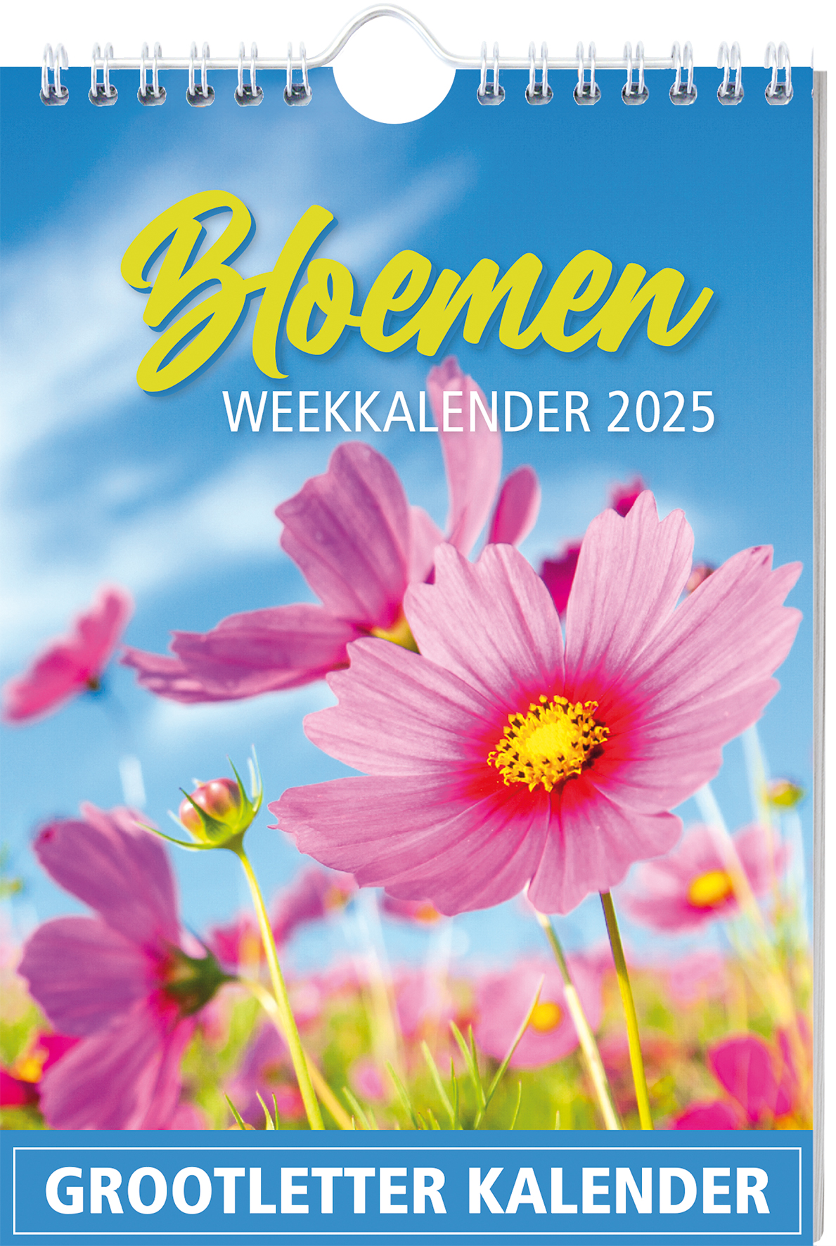Grootletter Bloemen weekkalender - 2025