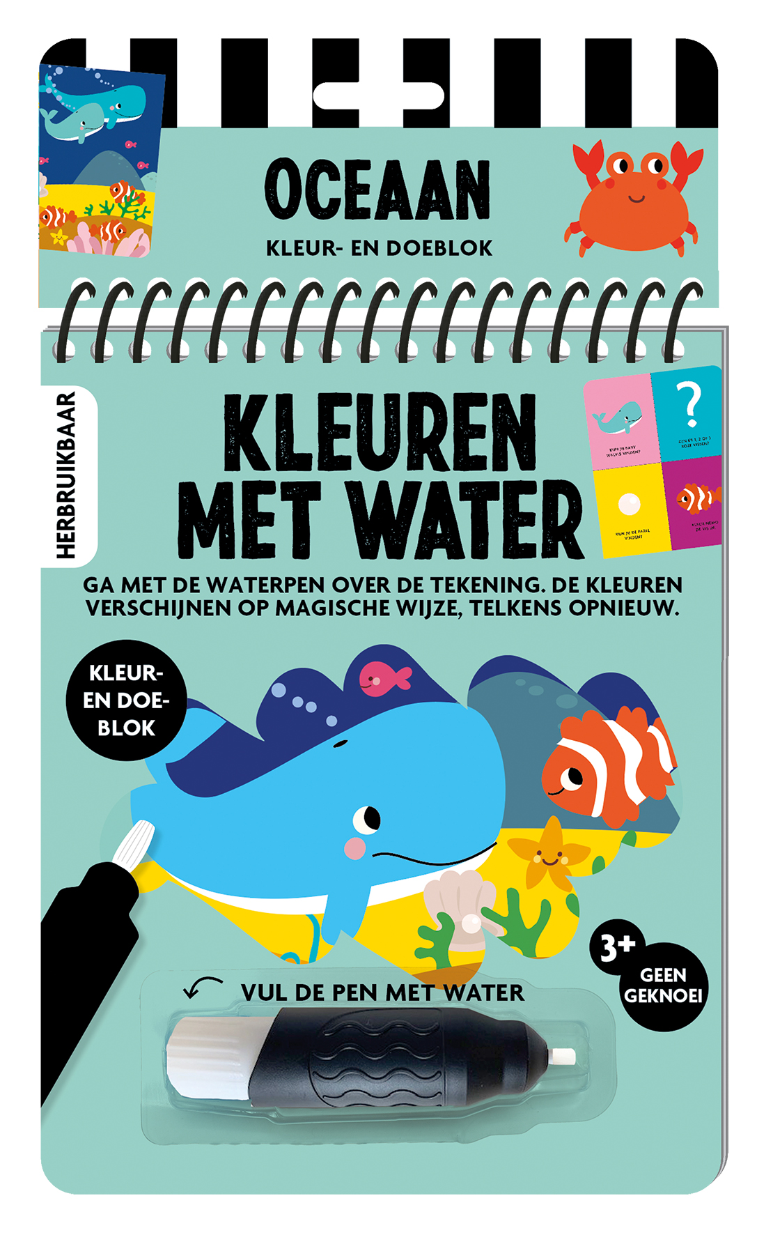Kleuren met water - Oceaan
