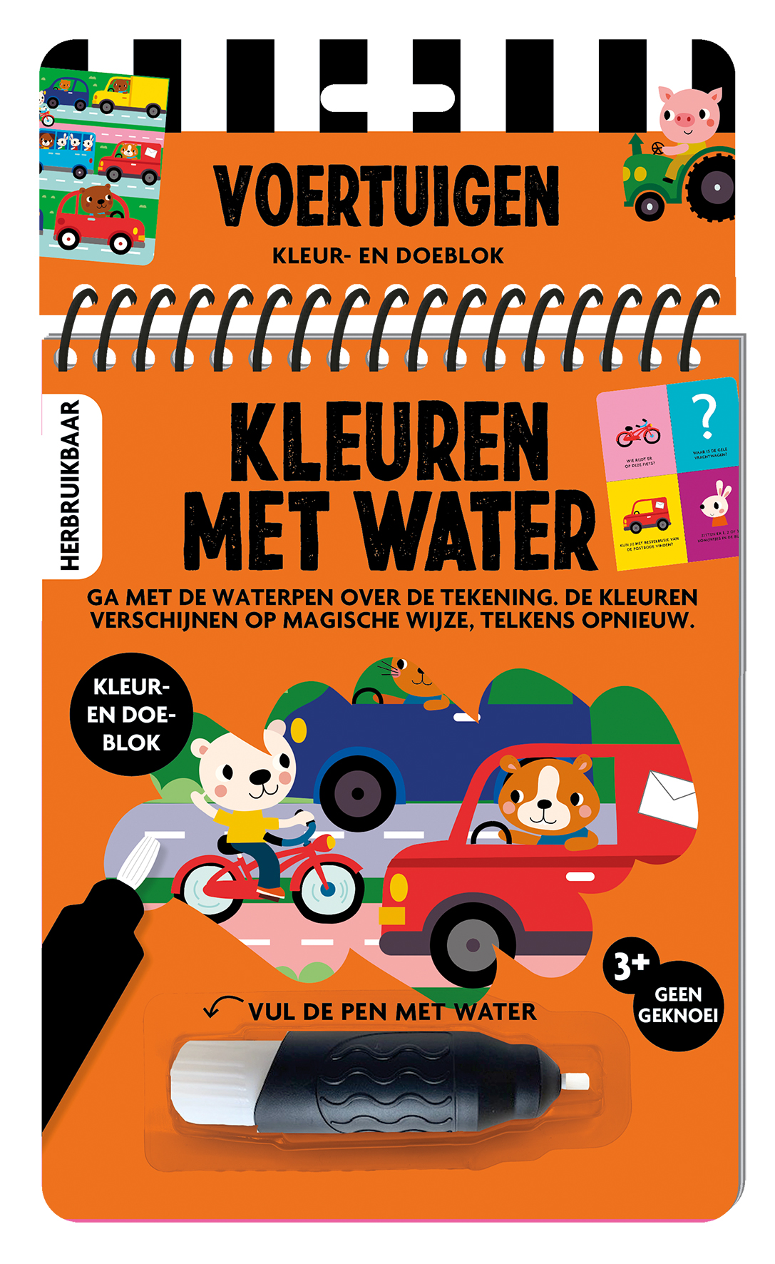 Kleuren met water - Voertuigen