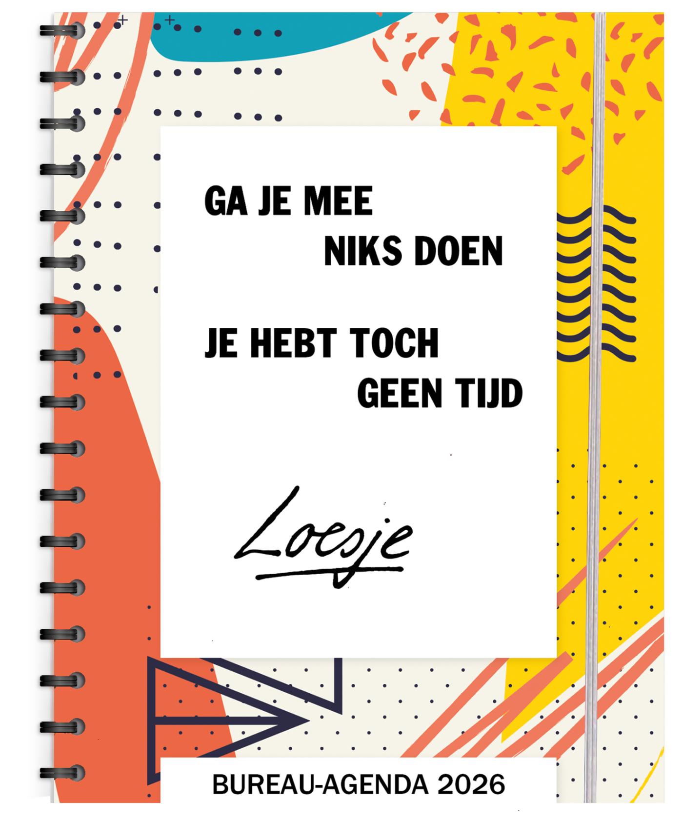 Loesje bureau agenda A4 - 2026