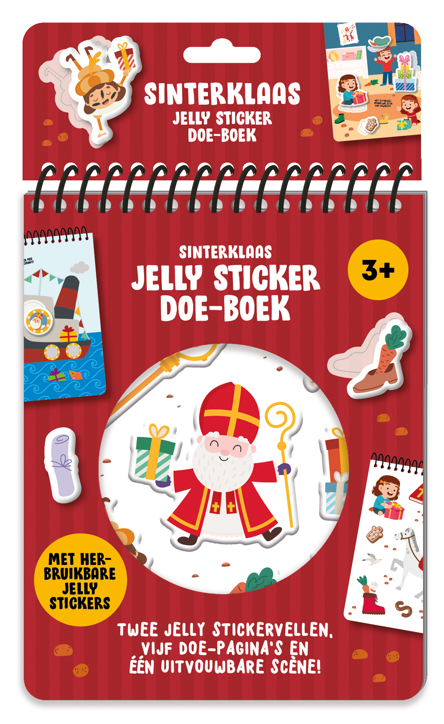 Jelly stickerboek - Sinterklaas