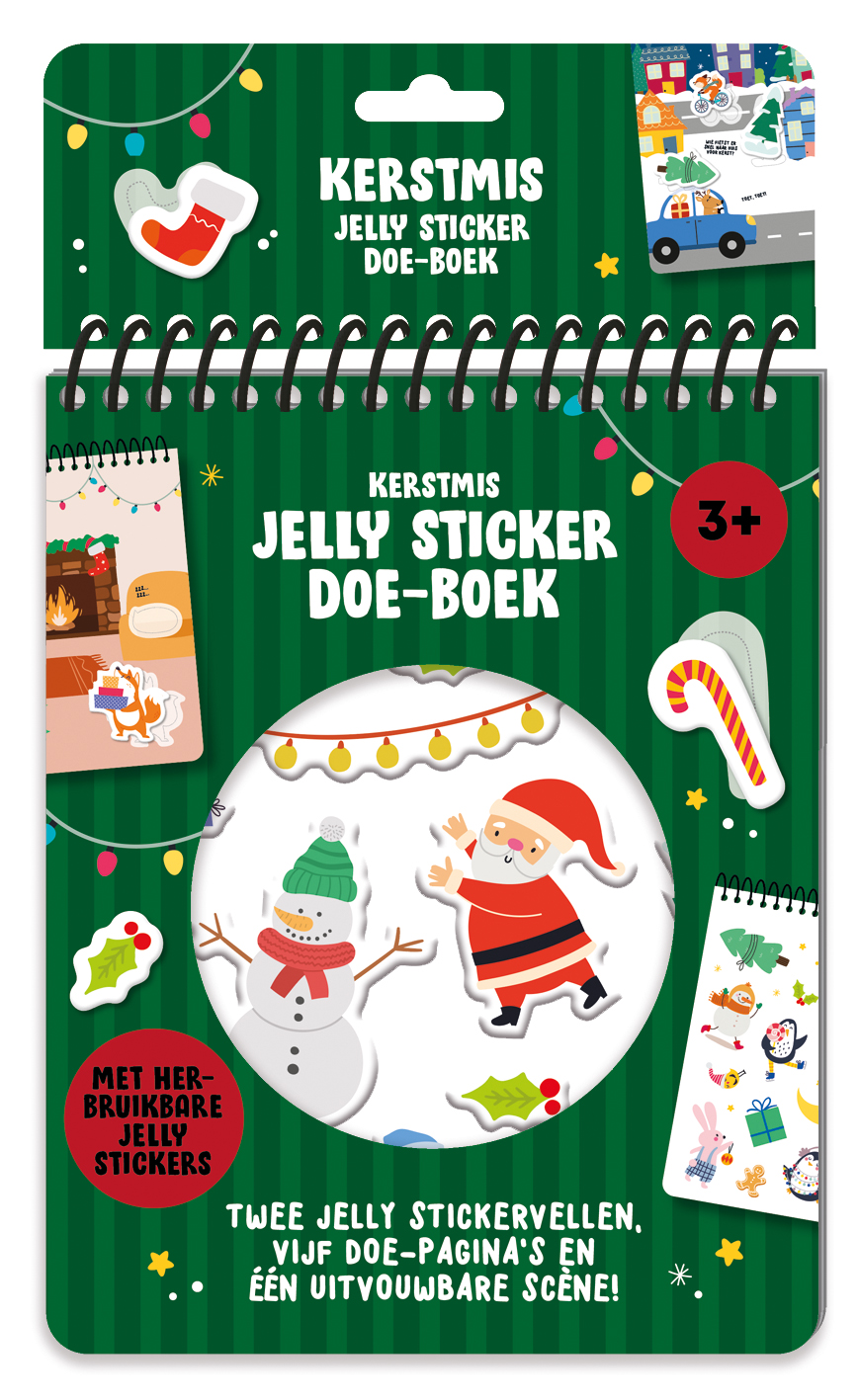 Jelly stickerboek - Kerstmis