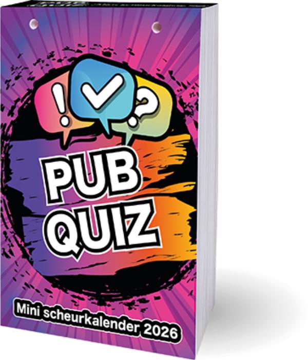 Pubquiz scheurkalender mini - 2026