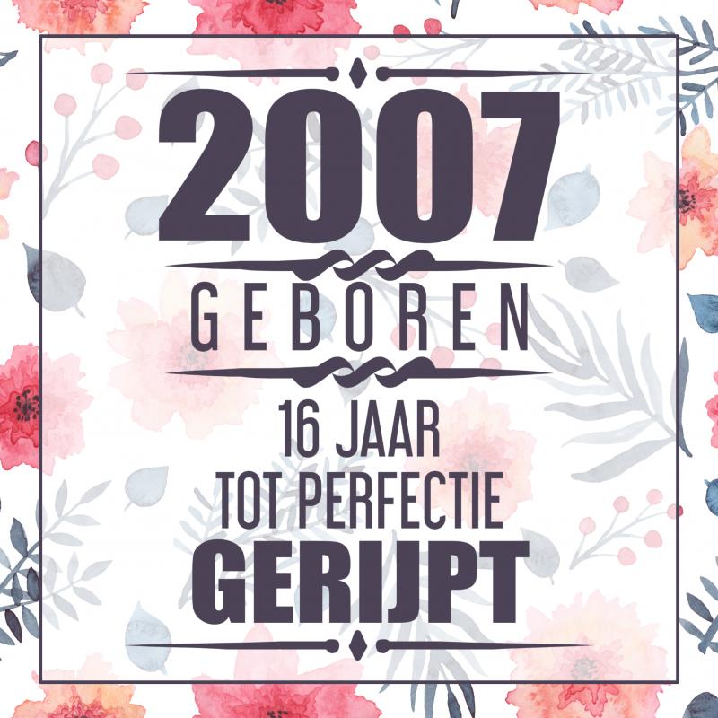 2007 Geboren 16 Jaar Tot Perfectie Gerijpt