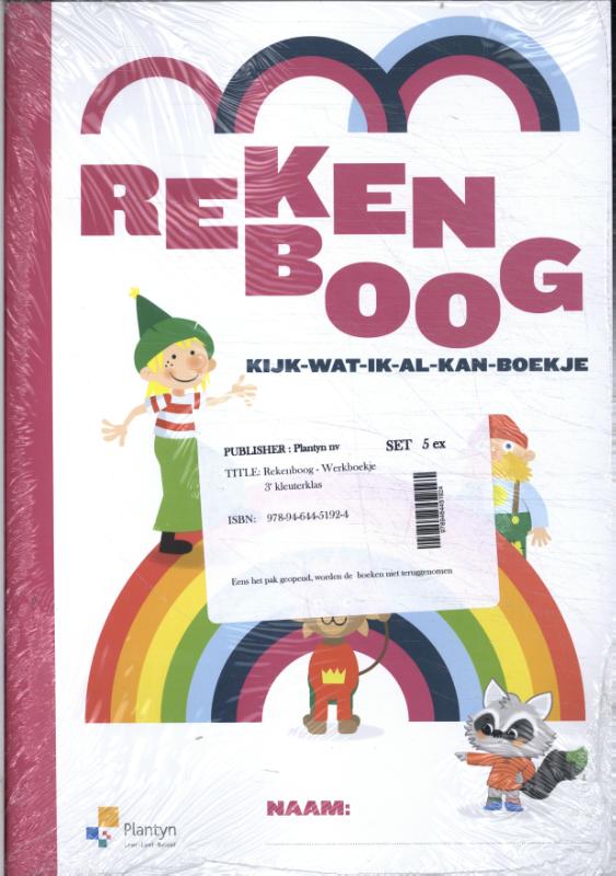 Rekenboog - Werkboekje 3e kleuterklas