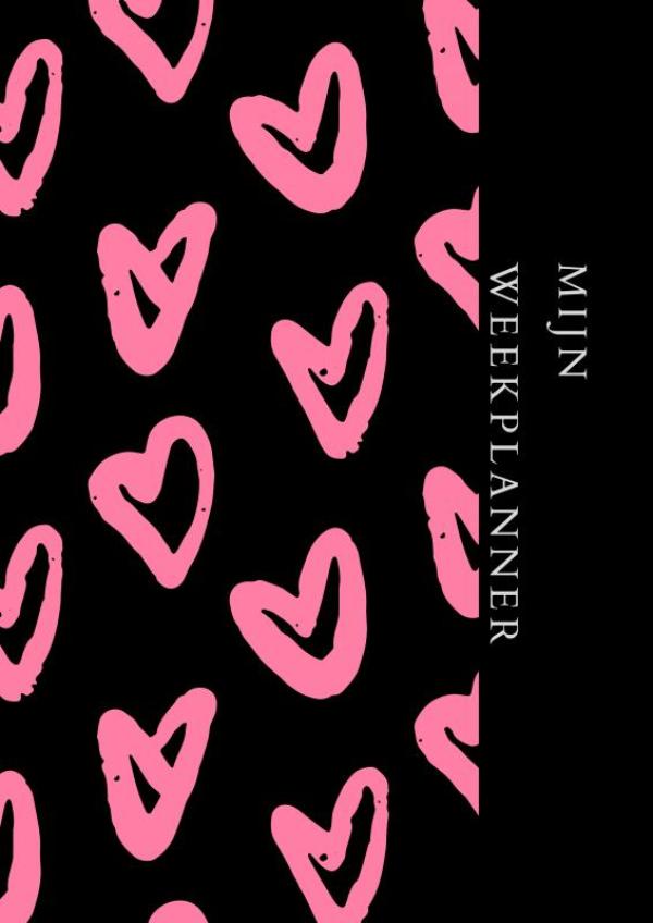 To Do weekplanner hart A4 ongedateerd.