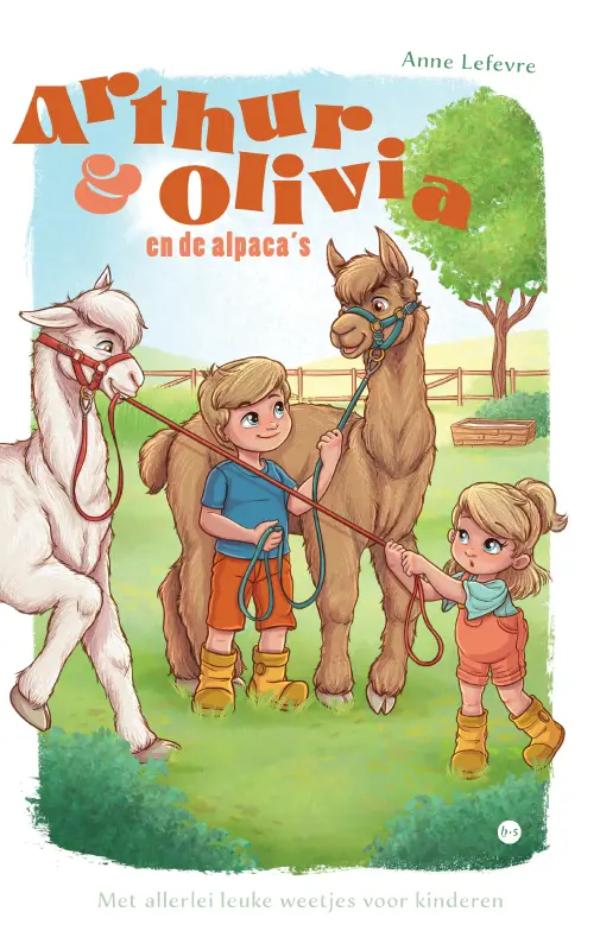 Arthur, Olivia en de alpaca's