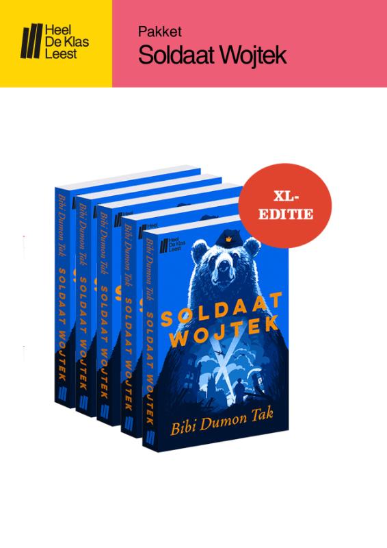 Heel De Klas Leest 2025: Soldaat Wojtek XL-editie - set van 5 ex.