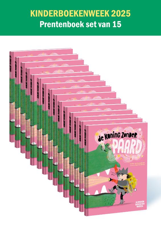 De koning zonder paard - set van 15 ex. Prentenboek Kinderboekenweek 2025