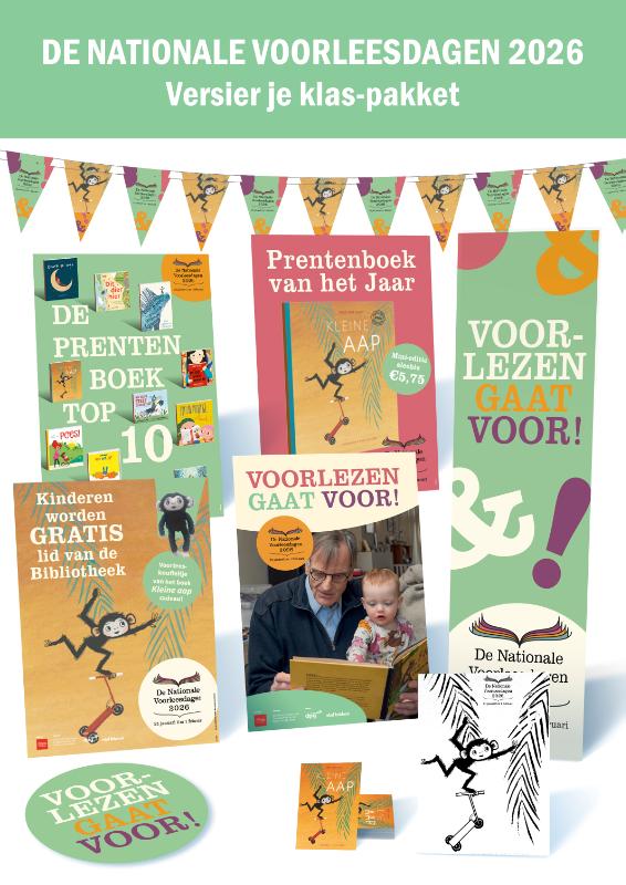 Versier je klas-pakket De Nationale Voorleesdagen 2026