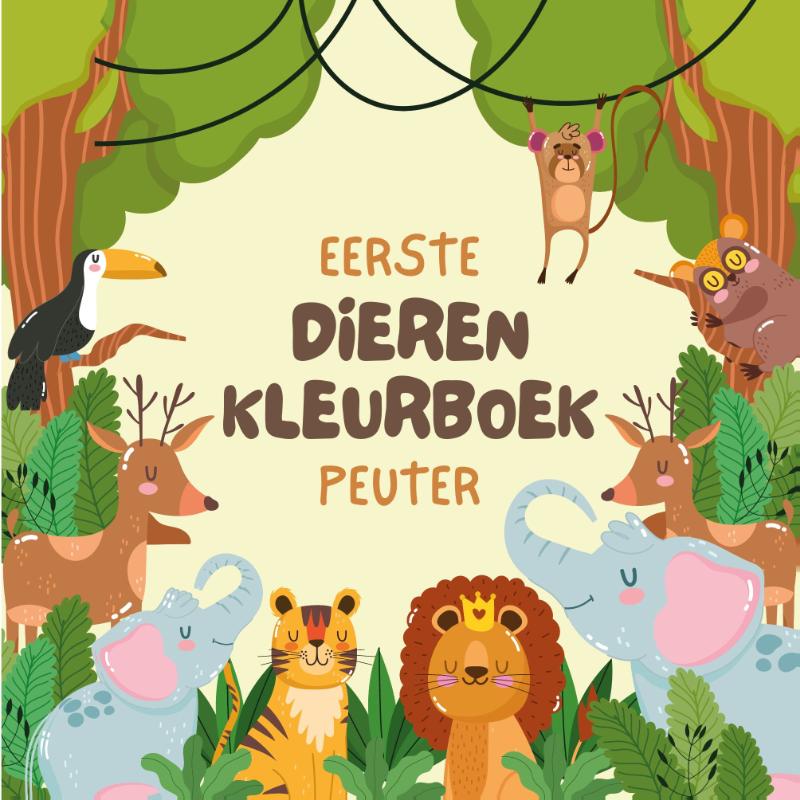 Eerste Dieren Kleurboek Peuter
