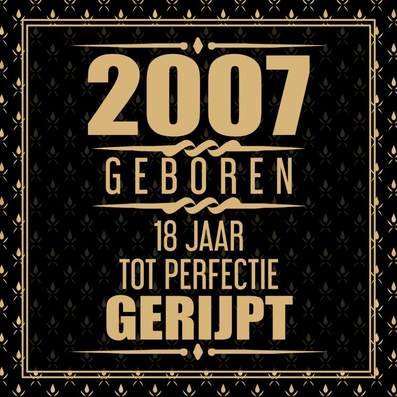 2007 Geboren 18 Jaar Tot Perfectie Gerijpt