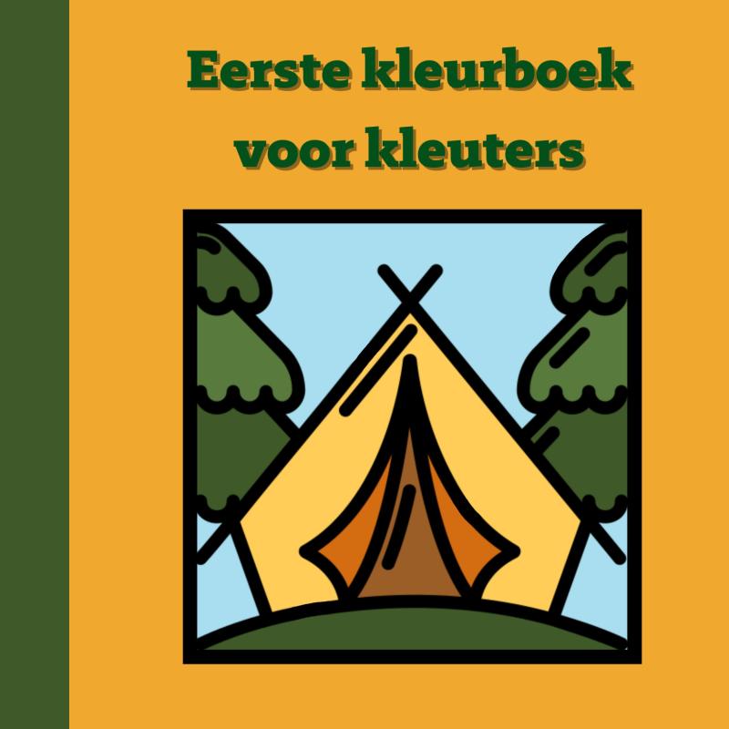 Eerste kleurboek voor kleuters :: Kamperen