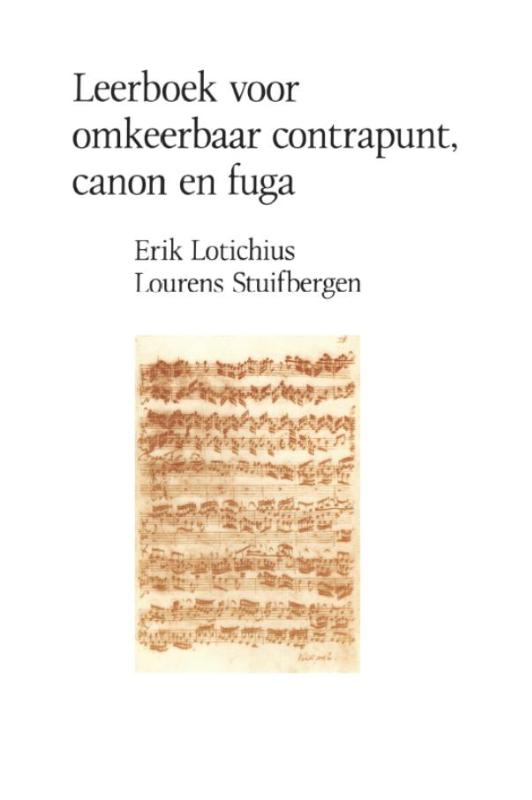 Leerboek voor omkeerbaar contrapunt canon en fuga