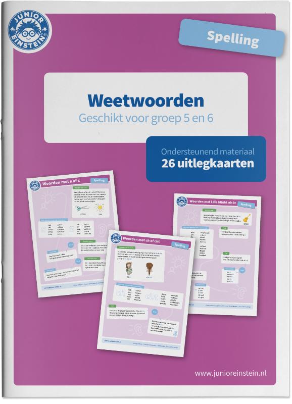 Weetwoorden geschikt voor groep 5 en 6