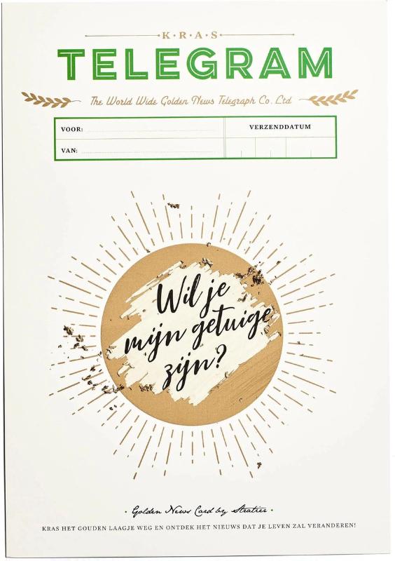 Kras telegram getuige