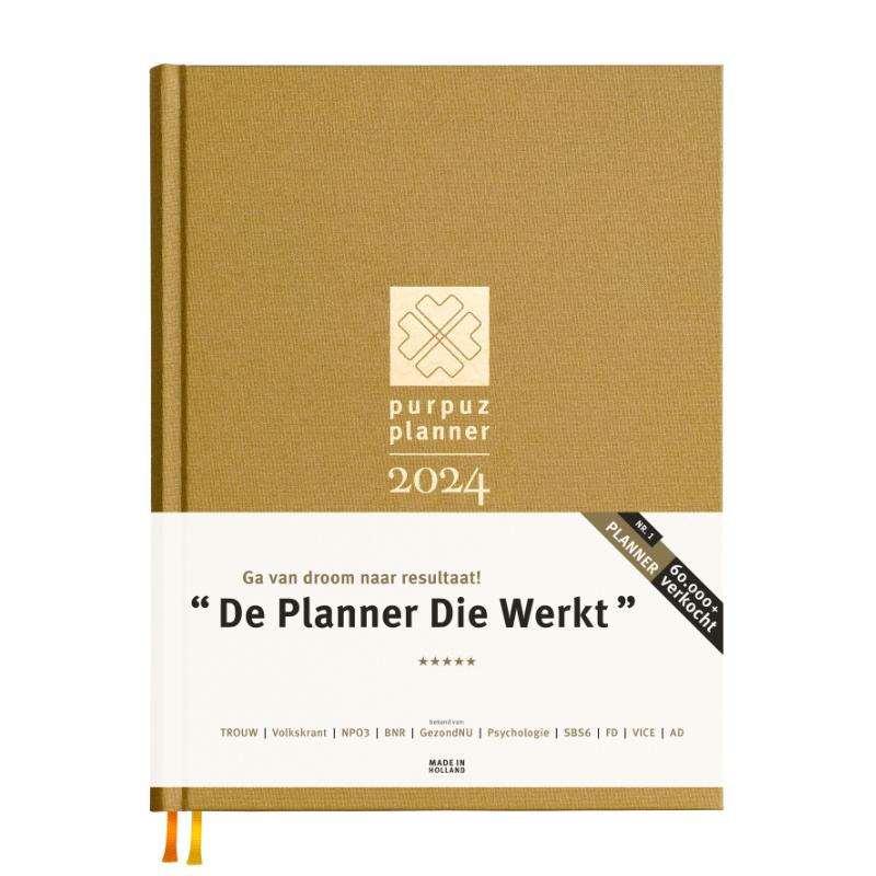 Purpuz Planner 2024 Agenda - Organizer - Behaal je Doelen