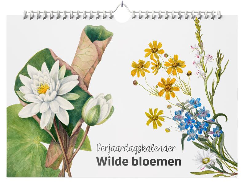 Verjaardagskalender Wilde bloemen