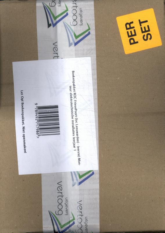 Boekenpakket ROC Friesepoort (loc Leeuwarden) - (eerste) Monteur elektrotechnische installaties (25332/25333) leerjaar 1