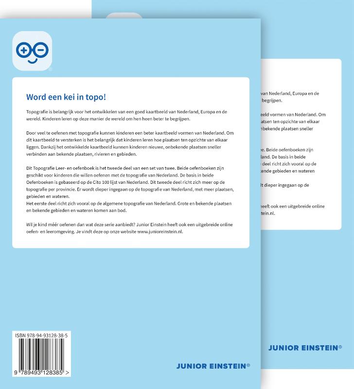 Topografie Nederland Leer- en oefenboeken Set (1 en 2)