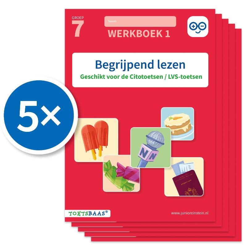 Begrijpend lezen werkboek 1 (Set van 5)