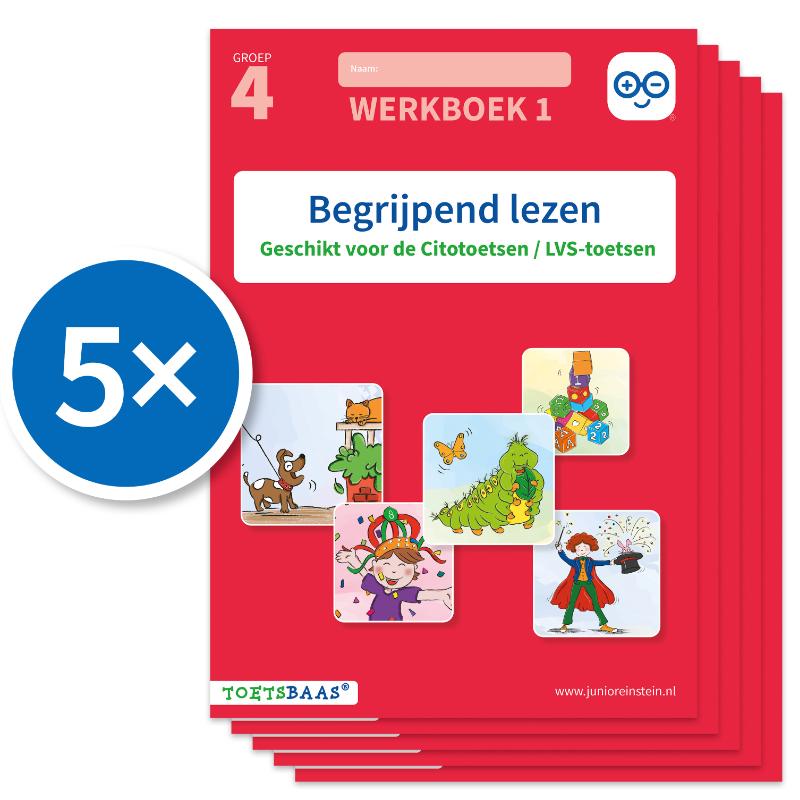 Begrijpend lezen werkboek 1 (Set van 5)