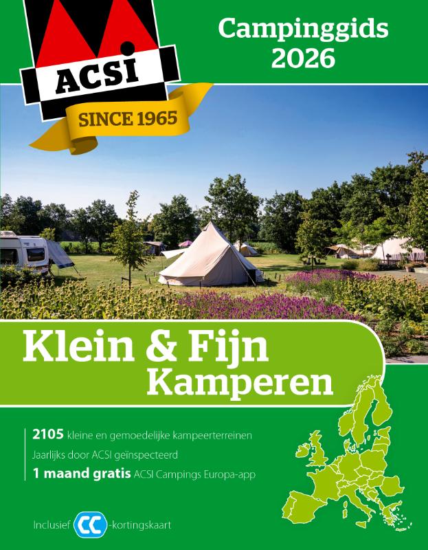 ACSI Klein & Fijn Kamperen gids 2026