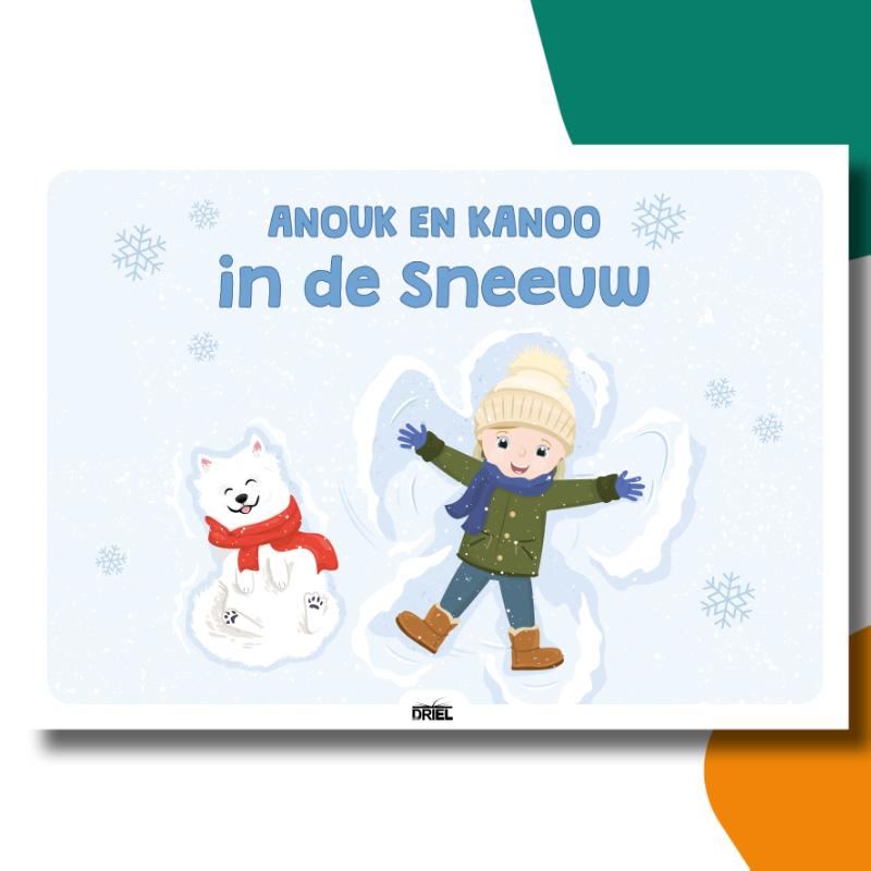 Anouk en Kanoo in de sneeuw kamishibai vertelplaten