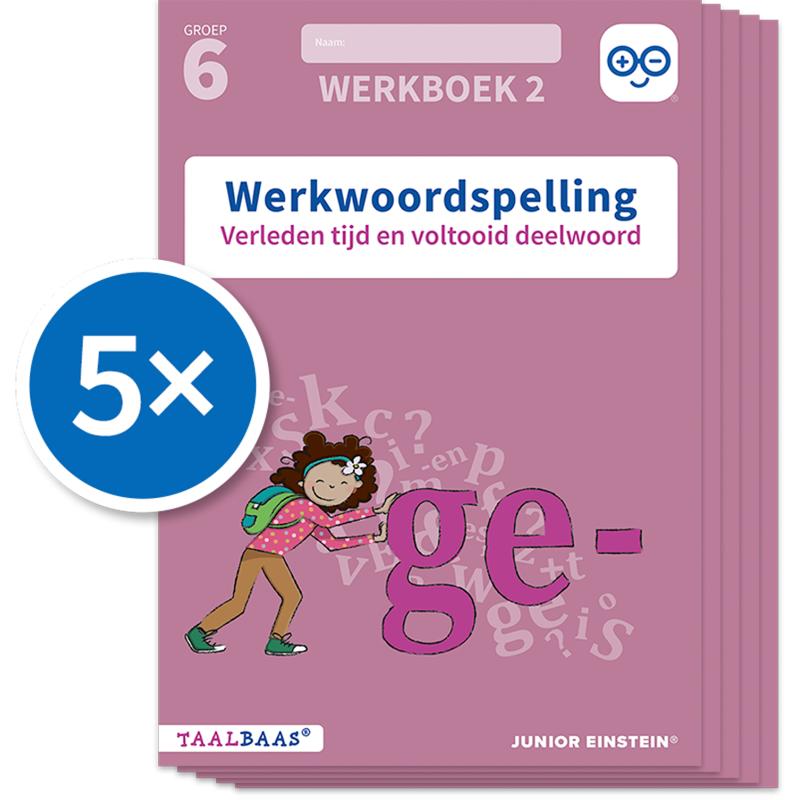 Werkwoordspelling werkboek 2 groep 6 (Set van 5)