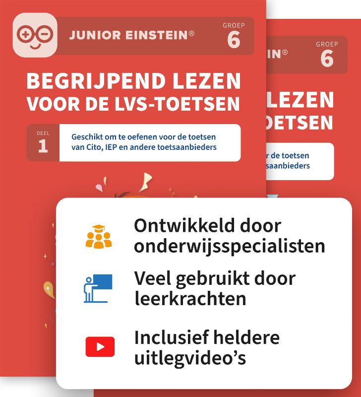 Begrijpend lezen voor de LVS-toetsen - Deel 1 en 2 - Groep 6