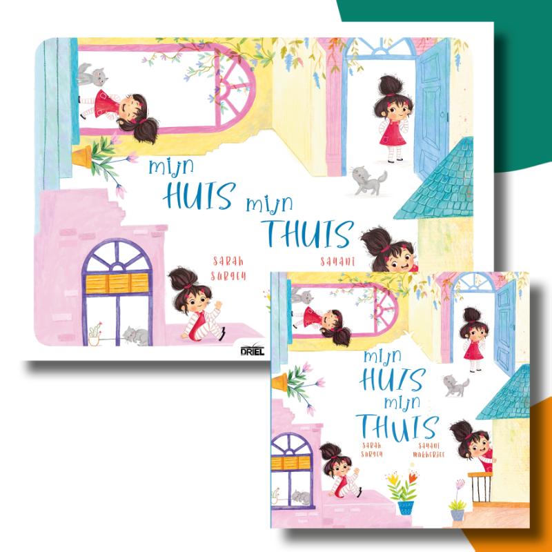 Mijn huis, mijn thuis kamishibai vertelplaten + boek