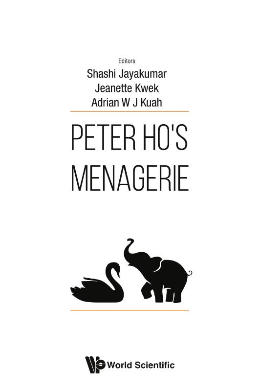 PETER HO'S MENAGERIE
