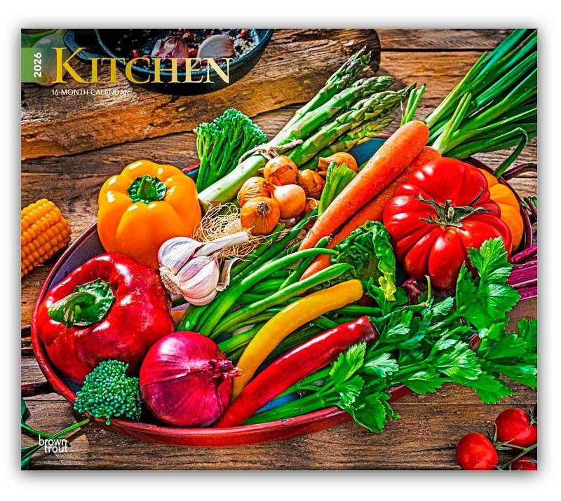 Kitchen 2026 Deluxe Flap Foil Calendar