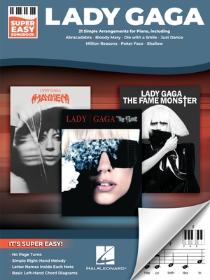Lady Gaga - Super Easy Songbook: 21 Simple Arrangements for Piano