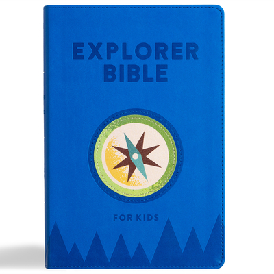 KJV Explorer Bible for Kids, Royal Blue Leathertouch: Placing God's Word in the Middle of God's World