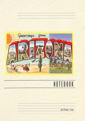 Vintage Lined Notebook Greetings from Arizona