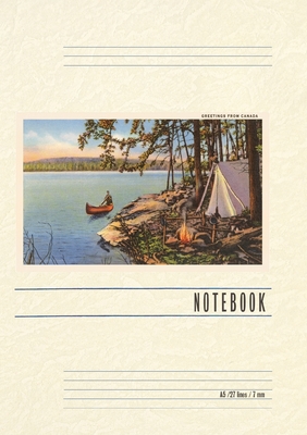 Vintage Lined Notebook Greetings from Canada