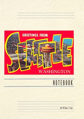 Vintage Lined Notebook Greetings from Seattle