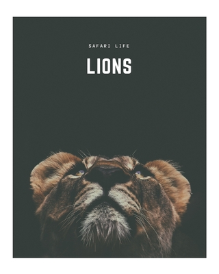 Lions: A Decorative Book │ Perfect for Stacking on Coffee Tables & Bookshelves │ Customized Interior Design & Home Decor