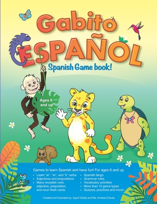 Gabito Español Bilingual Spanish Game Book: Reusable Games and Activities for Ages 6 and Up