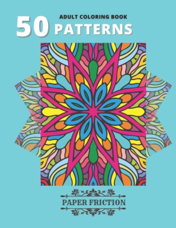 50 Patterns Adult Coloring Book