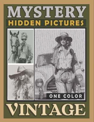 Mystery Dots Lines Spirals Hidden Pictures Vintage: Nostalgize Timeless Beauty with this One Color Coloring Book, Great for Relaxation and Stress Reli