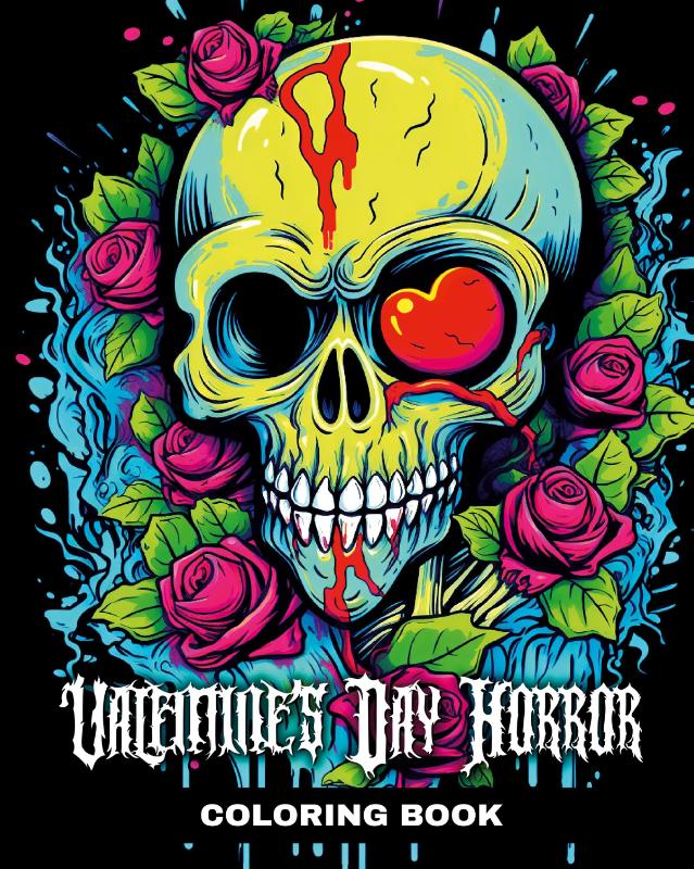 Valentine's Day Horror Coloring Book