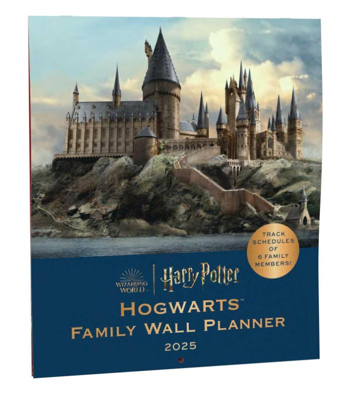 2025 Harry Potter: Hogwarts Family Wall Planner
